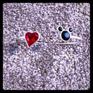 Mickey & Heart bangle (adjustable) bracelet